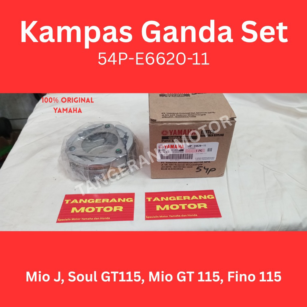 KAMPAS GANDA SET MIOJ SOULGT FINO 115cc 54P ASLI YAMAHA