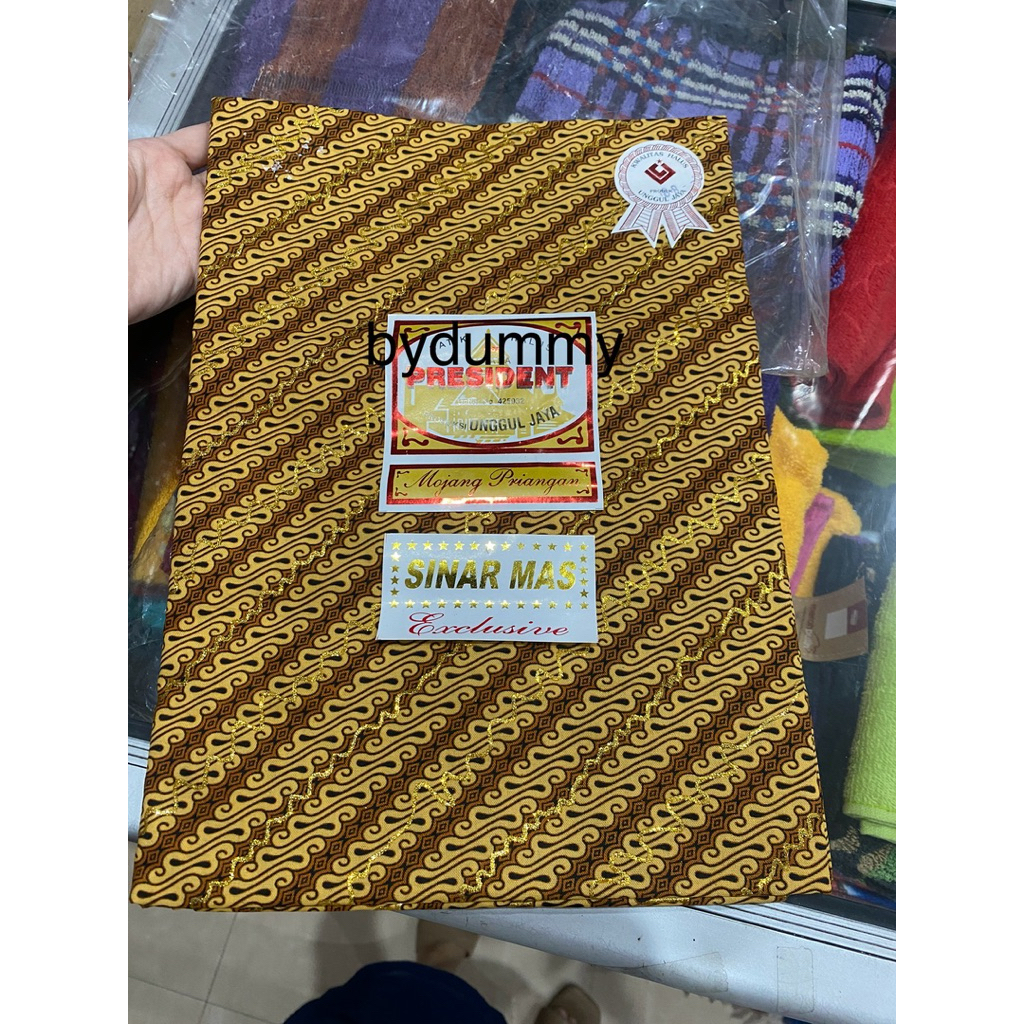 Kain Panjang Batik Prada Kilap President Unggul Jaya Sinar Mas Exclusive motif parang