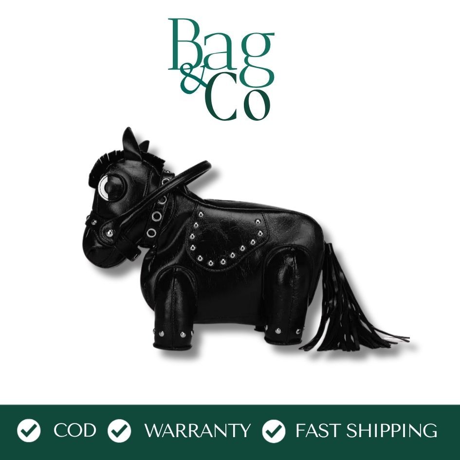 Tas Wanita Model Uniqorn Warna Hitam Model Trend Bahan Leather Original