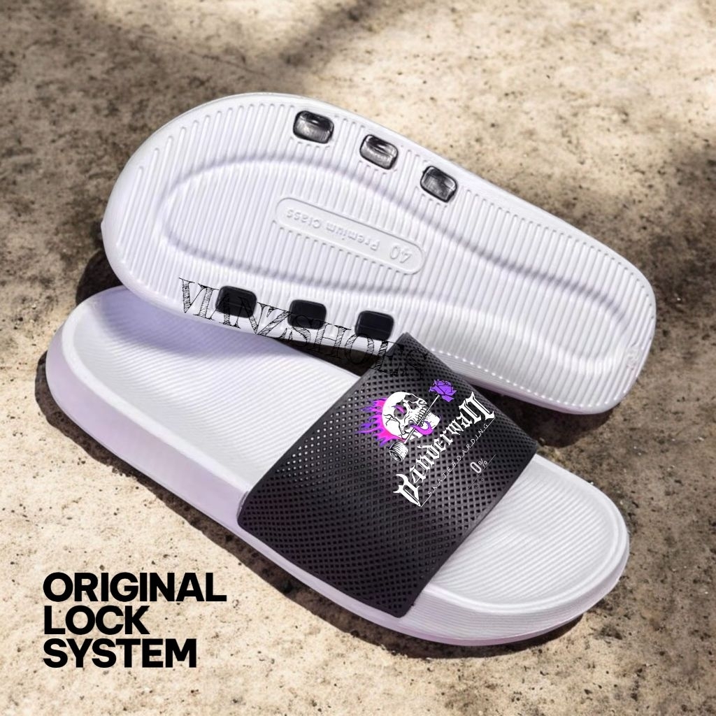 Sendal Selop Karet Wanita Pria PHYLON ORI Kekinian Sandal Slop Cewek Cowok Kece PNDERWAL Terbaro