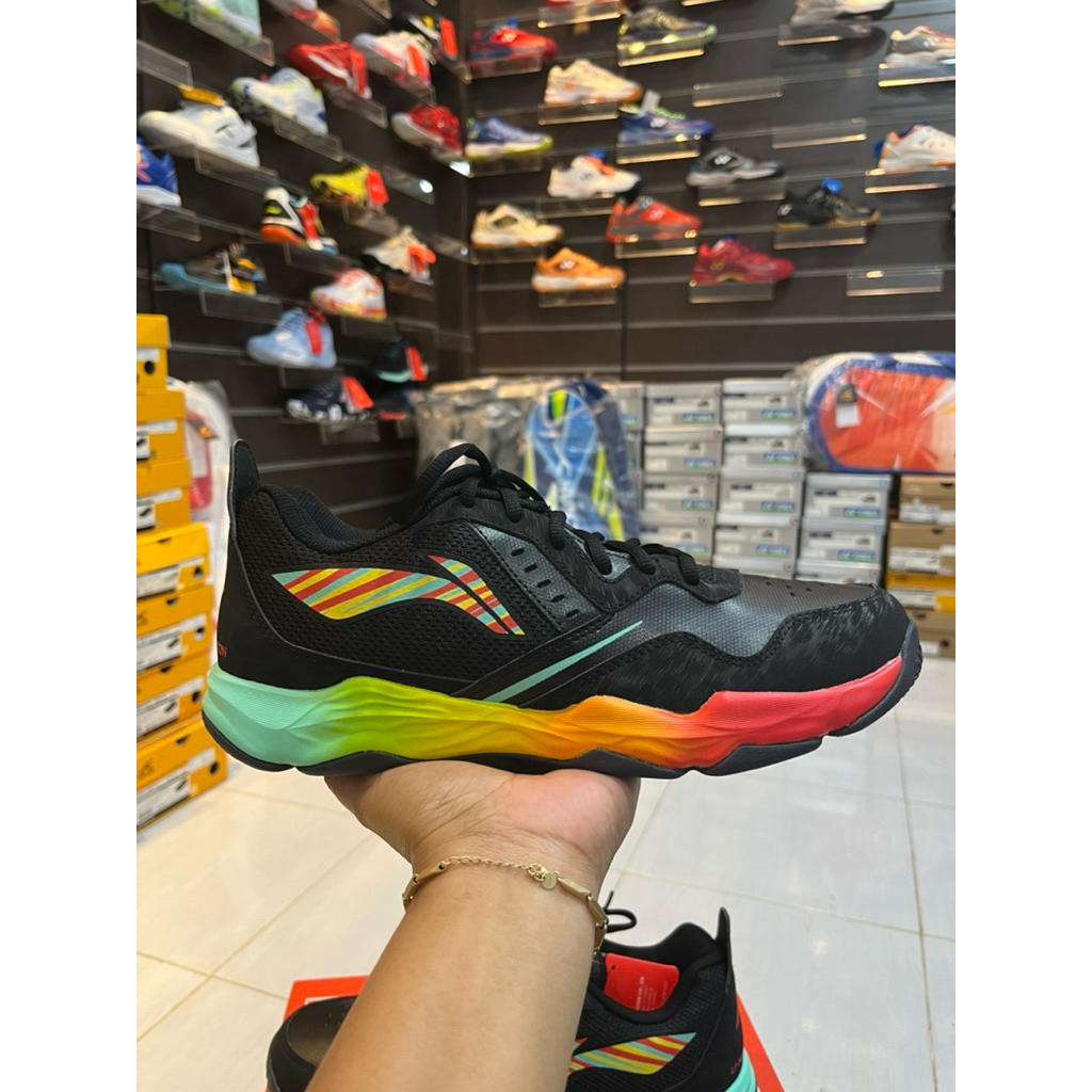 New Lining Ranger Lite Se 2 Original Free Kaos Kaki Sepatu Badminton Lining Ranger Lite Se Ii Pria