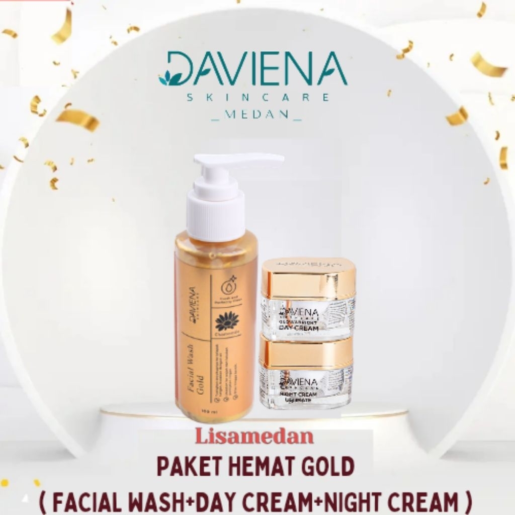 DAVIENA SKINCARE - PAKET HEMAT GOLD PT Athena