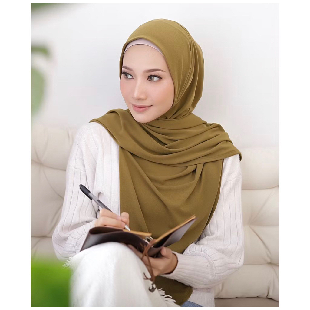 RAINA SIGNATURE seri kayla hijab segitiga instant warna powder Ori 100% (NEW)