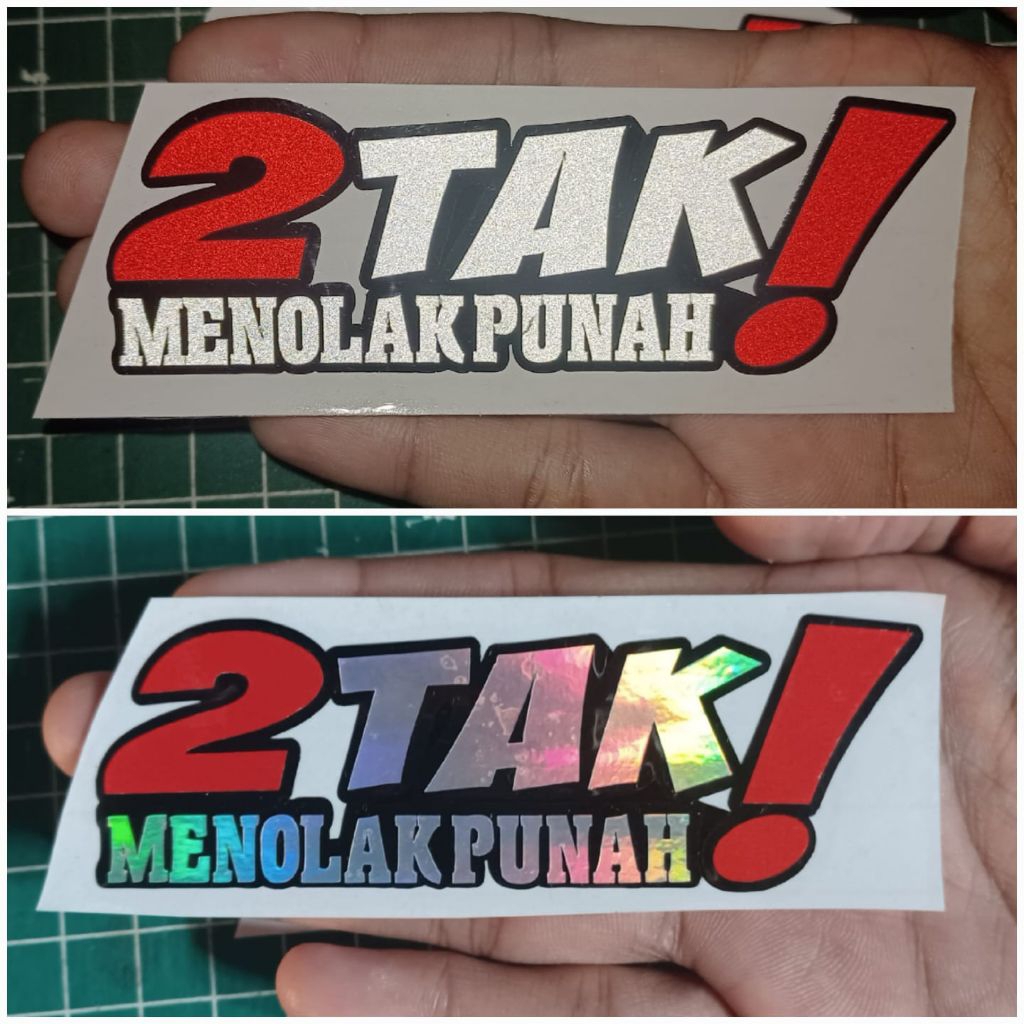2tak menolak punah sticker skotlet