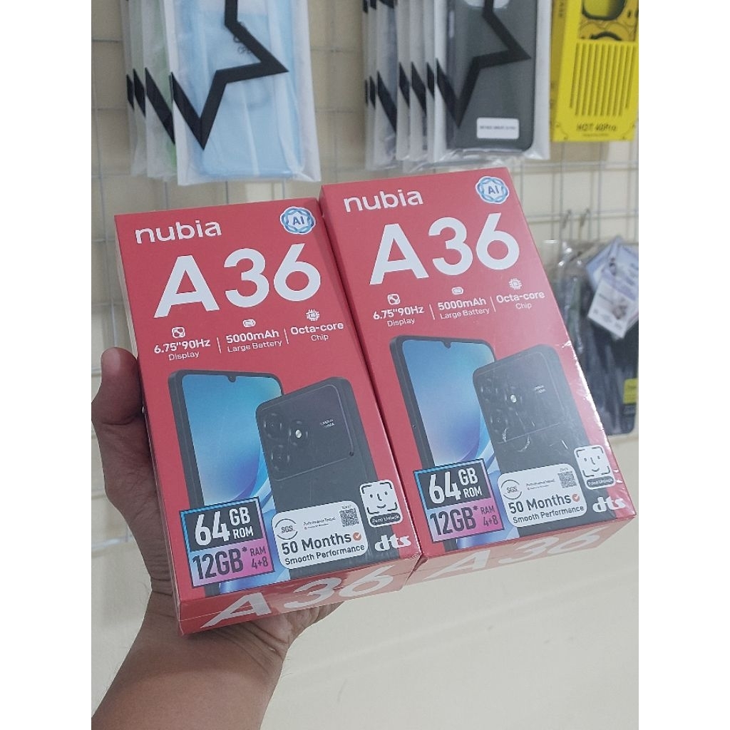 Nubia A36 4/64 Garansi resmi 12 bulan