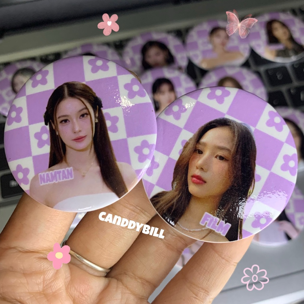 pin bross GMMTV aktris pin peniti thaienthu Thailand girl merch accesoris