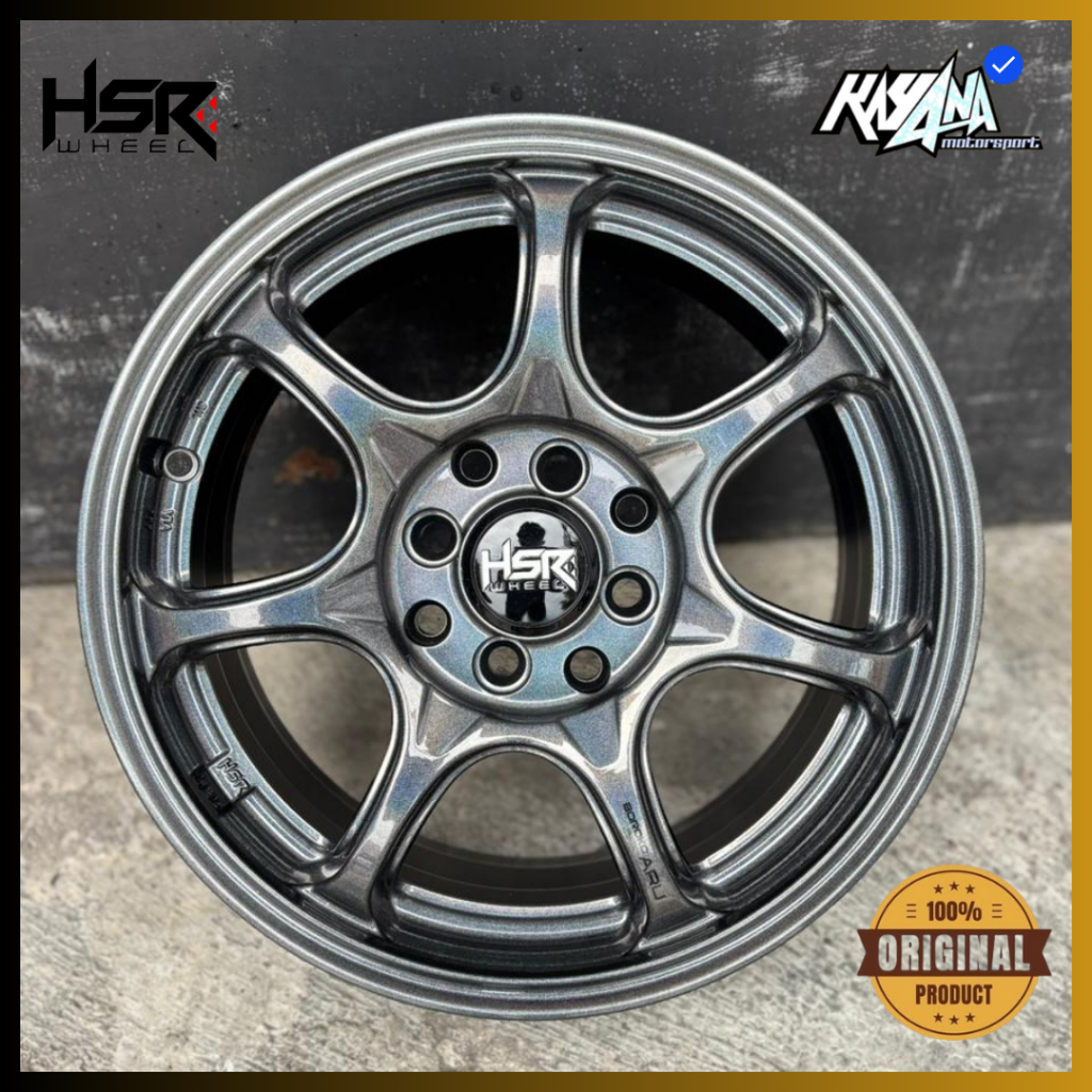 Velg Variasi R15 Mobil Agya Sigra Calya Mobilio Xenia Livina Velg HSR ARU R15 Lebar 6.5 Et 42 New