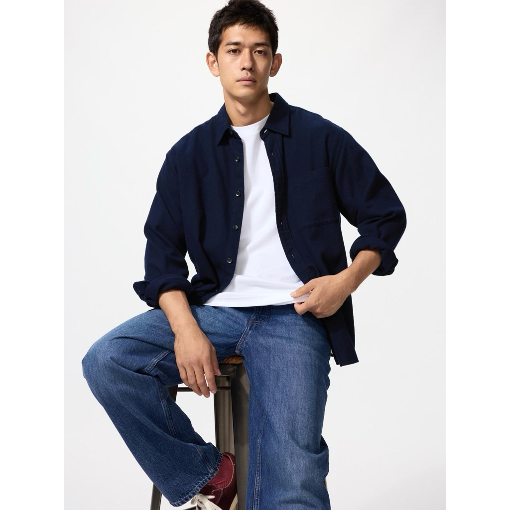 Kemeja Flanel Lengan Panjang UNIQLO SALE JASTIP