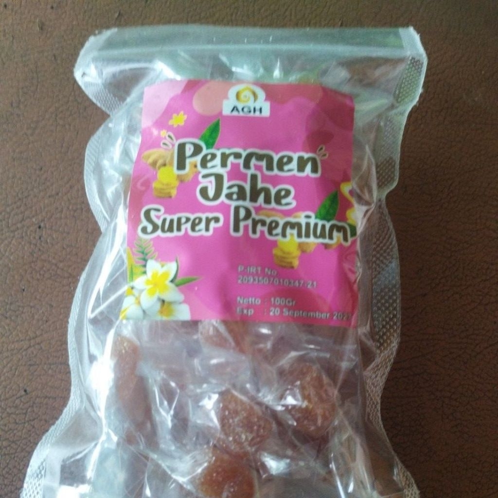 permen jahe empuk 100 gr/permen jahe premium