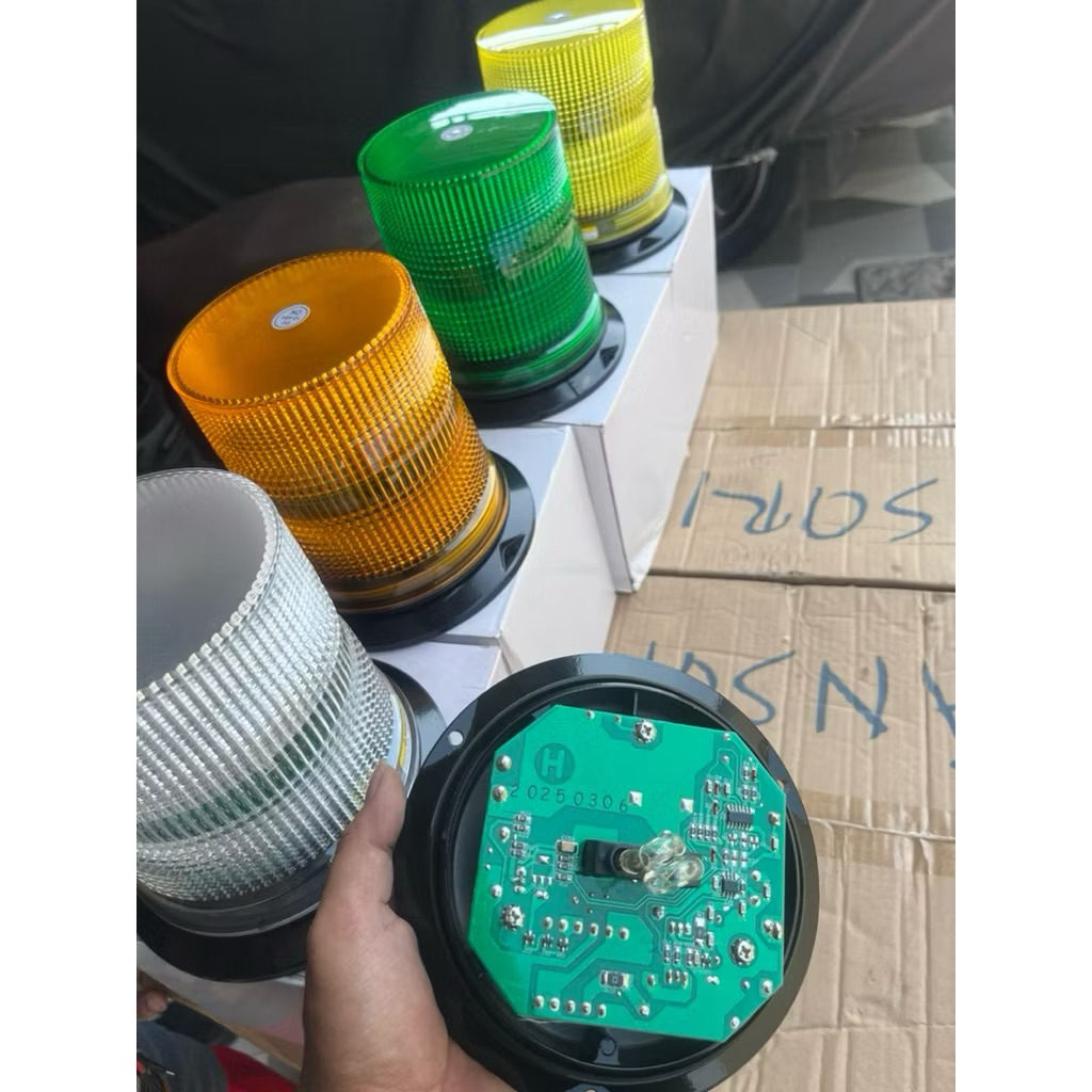 ROTARY SERI H 1X KEDIP 12V-24V LAMPU ROTARI SERI H