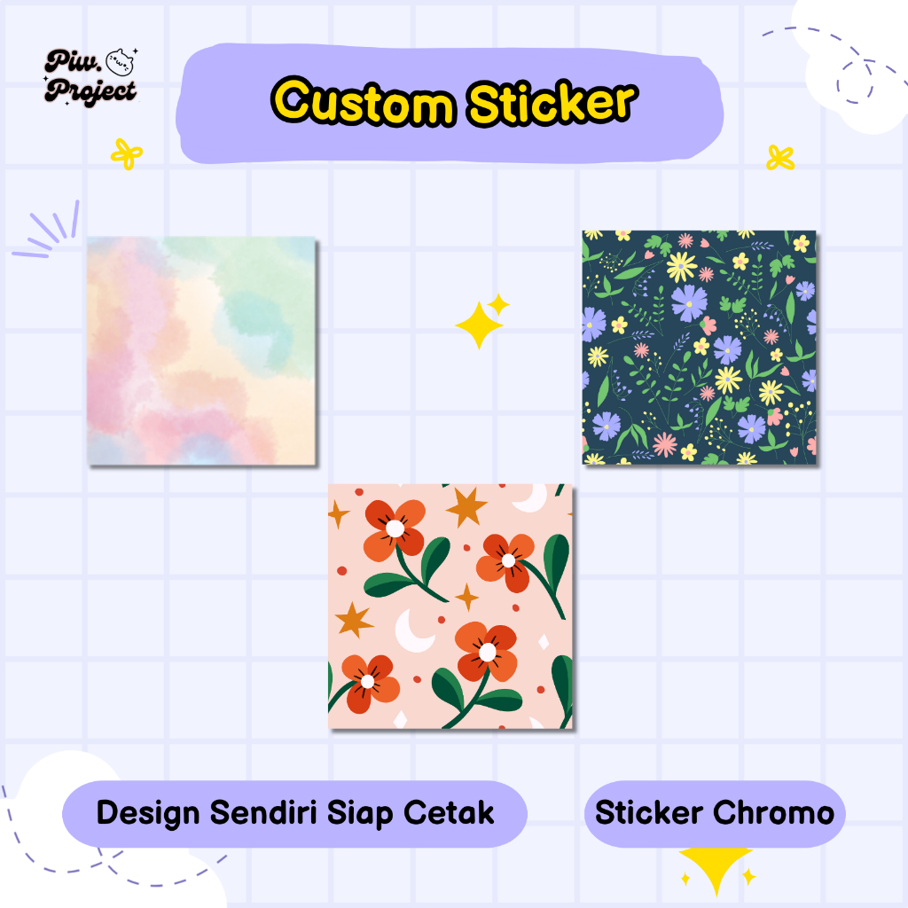 STICKER PERSEGI | STICKER THANK YOU | STICKER LOGO | STIKER PACKING | STICKER KOTAK | SQUARE STICKER