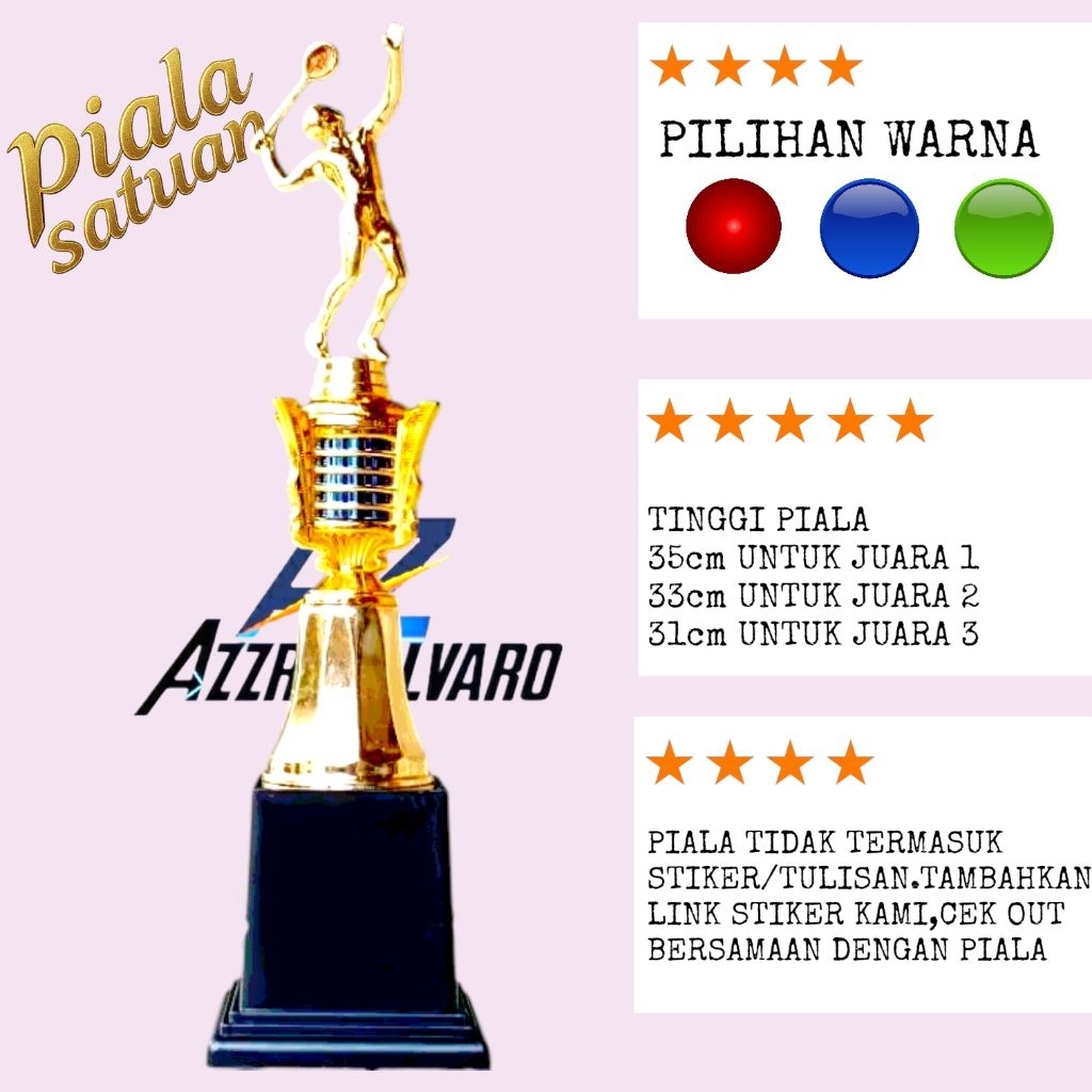 PIALA badminton 045 FG BADMINTON PIALA SATUA