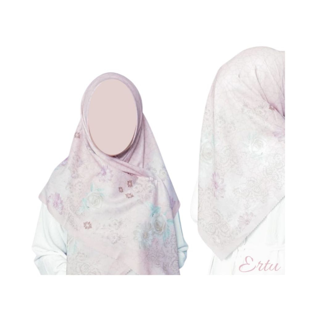 Hijab Segiempat - Ivory Scarf