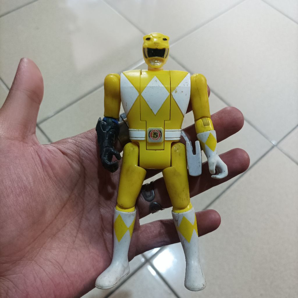 Original Hasbro Triny Mighty Morphin Power Rangers Mainan Action Figure
