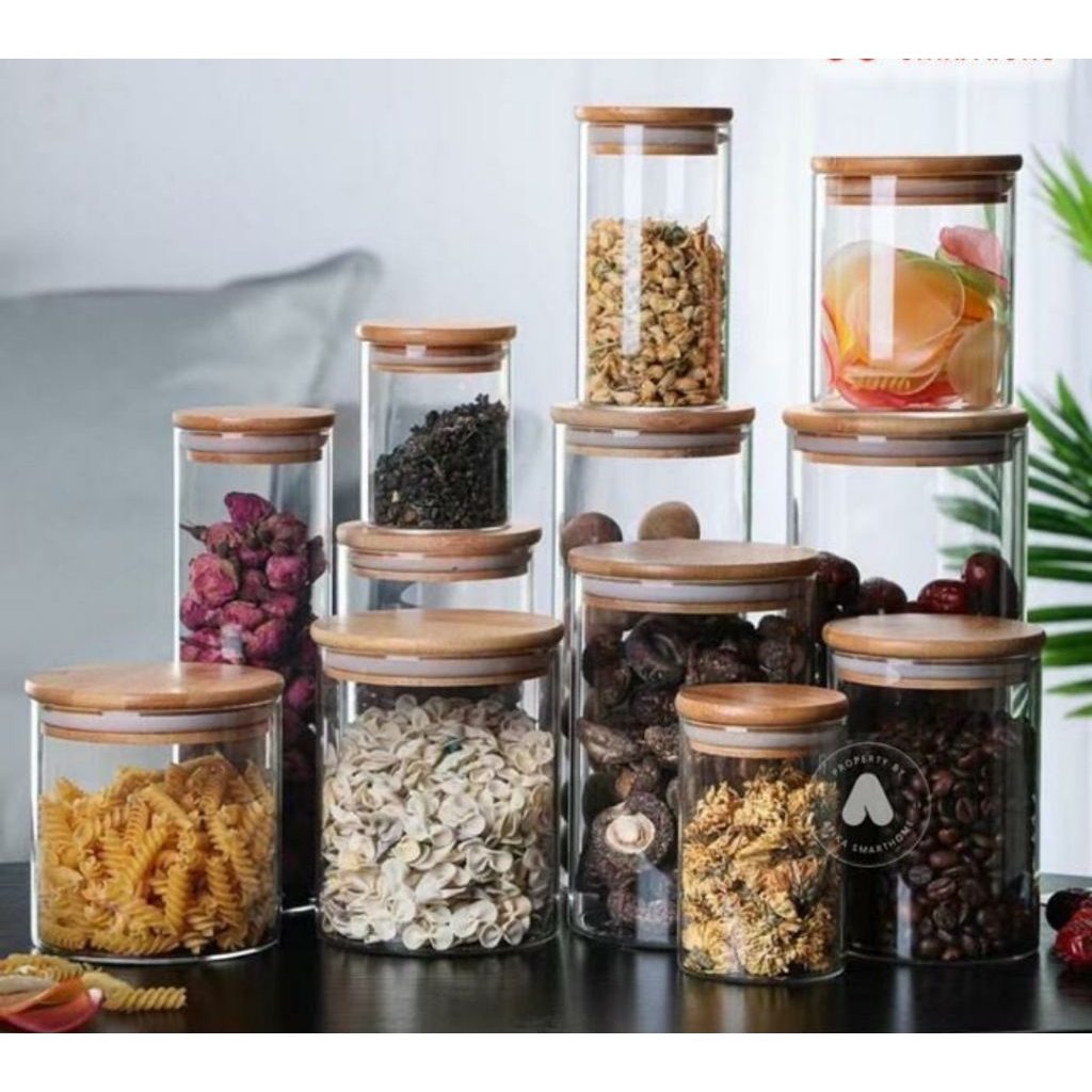 toples kaca tutup kayu