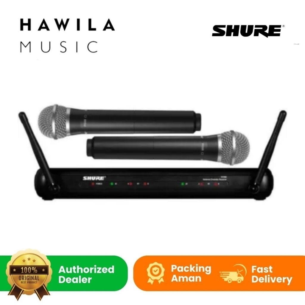 Mic Wireless Shure BLX288A/PG58 Isi 2 Mic Wireless ORI