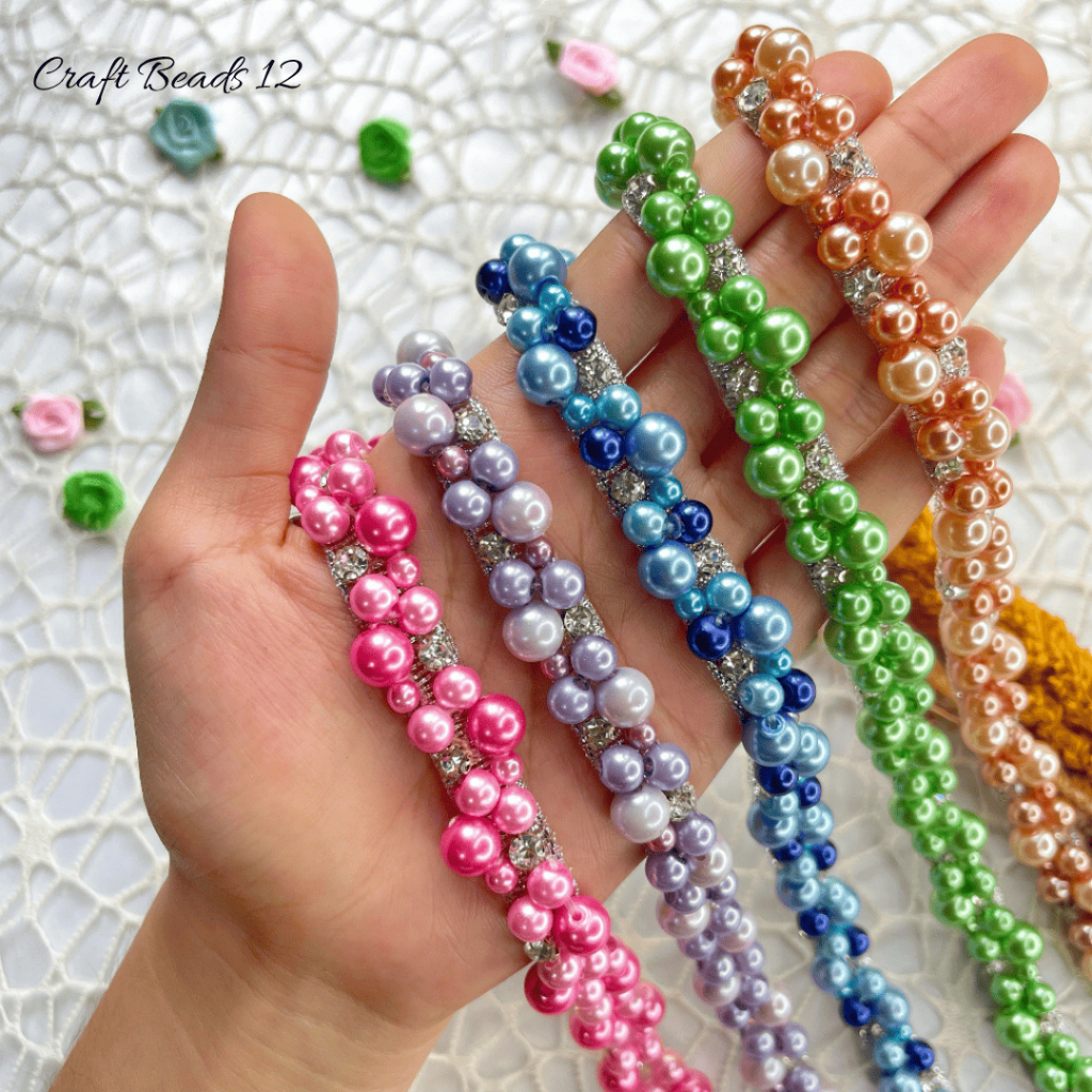 Payet Rangkai Mutiara N5 | Payet Leher / Payet Dada / Payet Mutiara / Payet Pinggang / Bisa Custom W