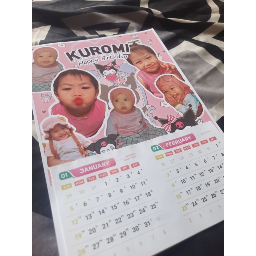 Kalender Custom Foto Keluarga