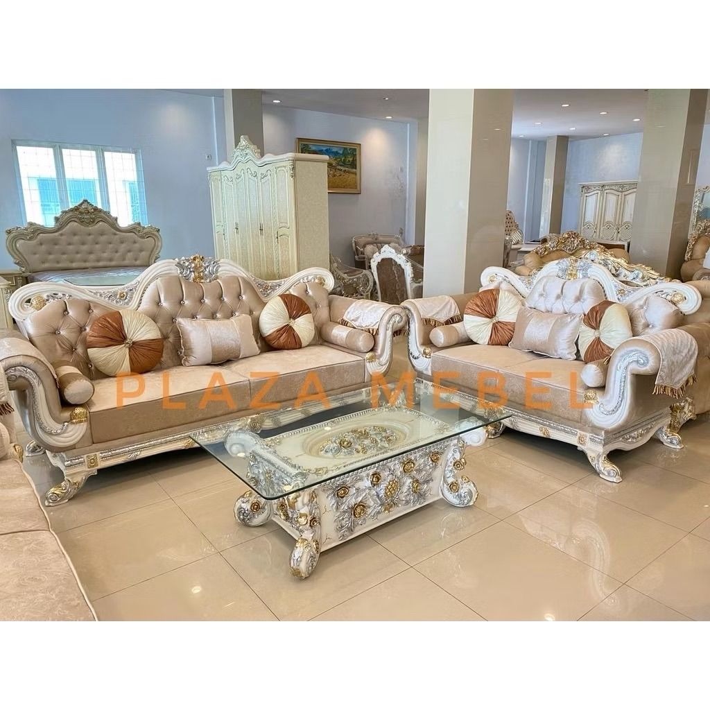 Kursi tamu sofa minimalis furniture scandinavian mebel Jepara