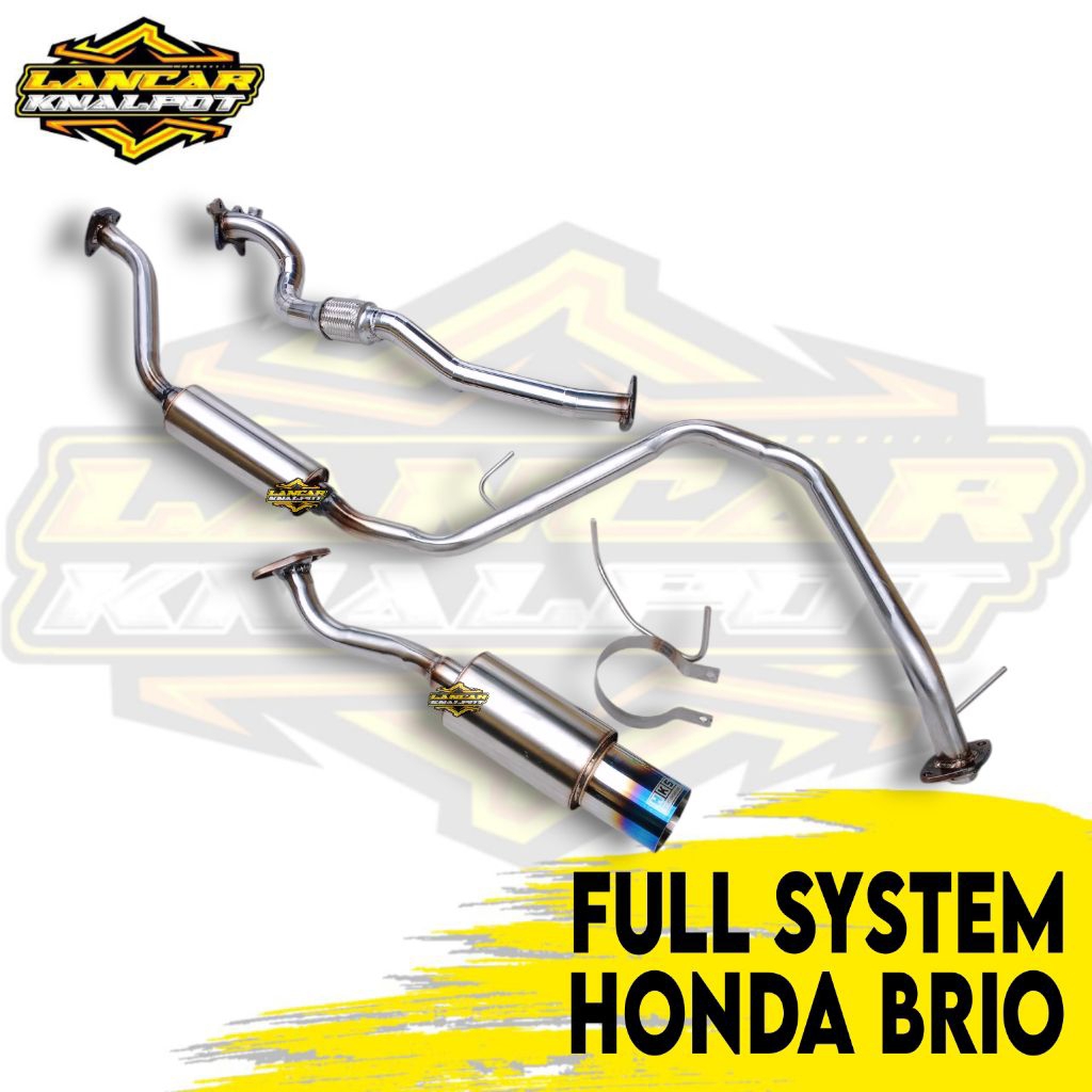 Full System Knalpot Honda Brio Old/All New
