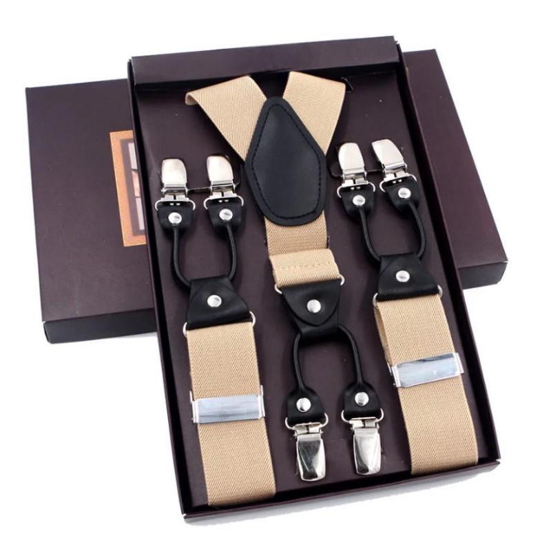 Tali Suspender Suspender Jepit / Suspender Pria Motif Kekinian / Suspender Wanita Elastis / Untuk