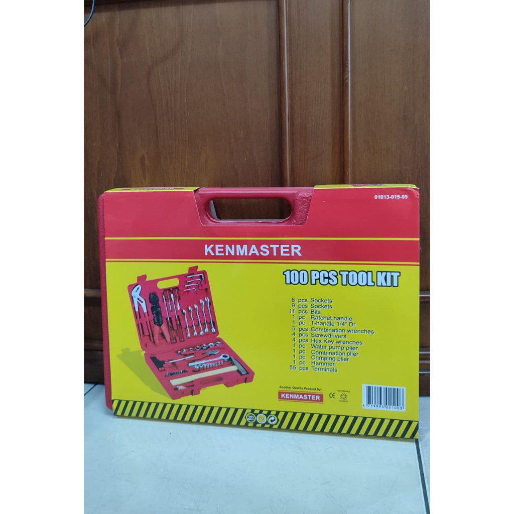 Kenmaster 100PCS Toolkit Set Red