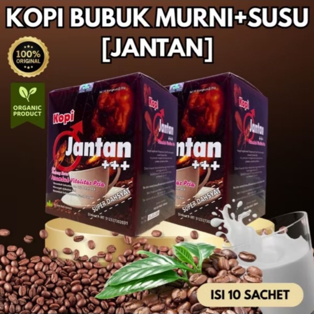 BARU Kopi Bubuk Murni Extra Susu Jantan100%