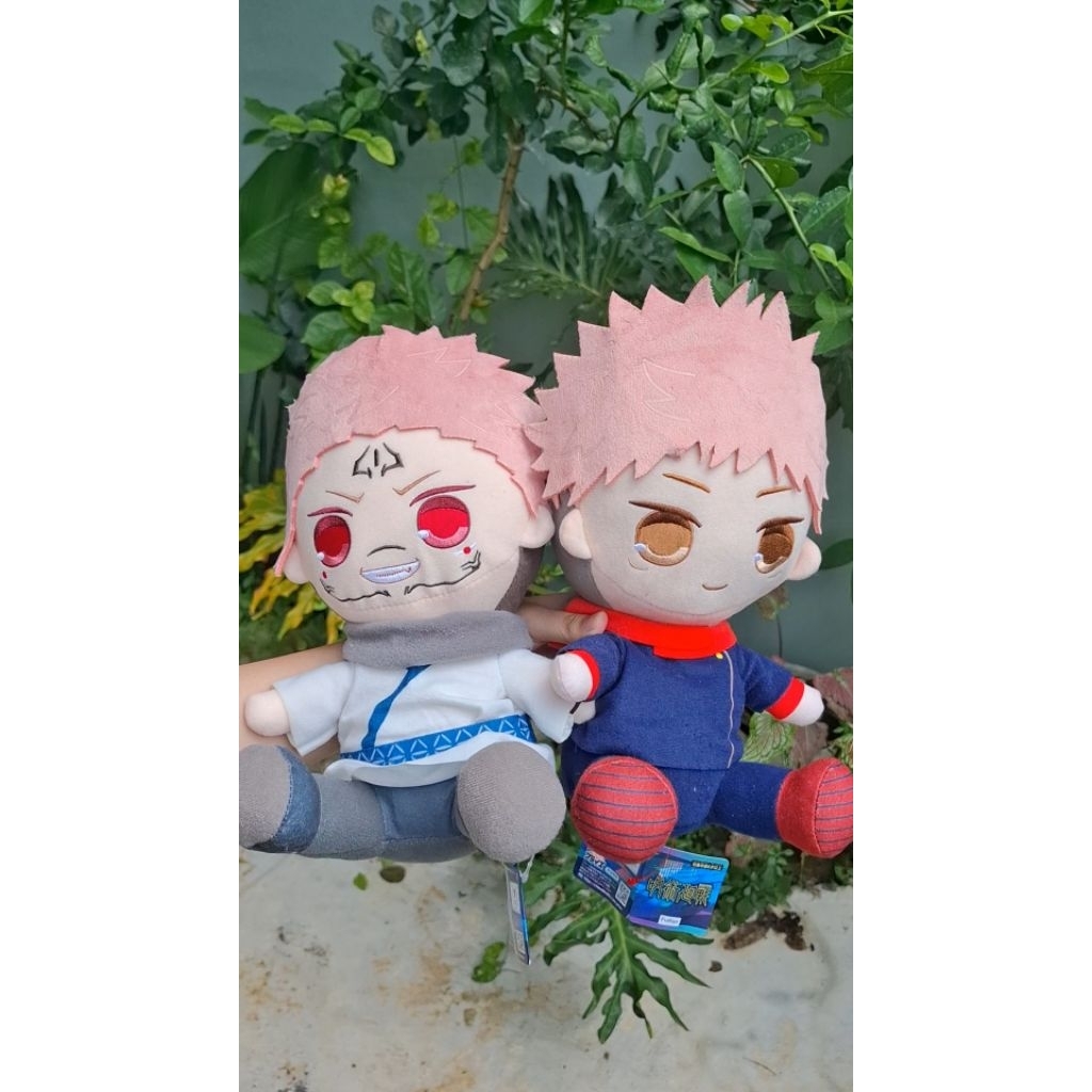 Boneka Doll Plush Anime Jujutsu Kaisen Furyu Itadori Yuji & Ryomen Sukuna