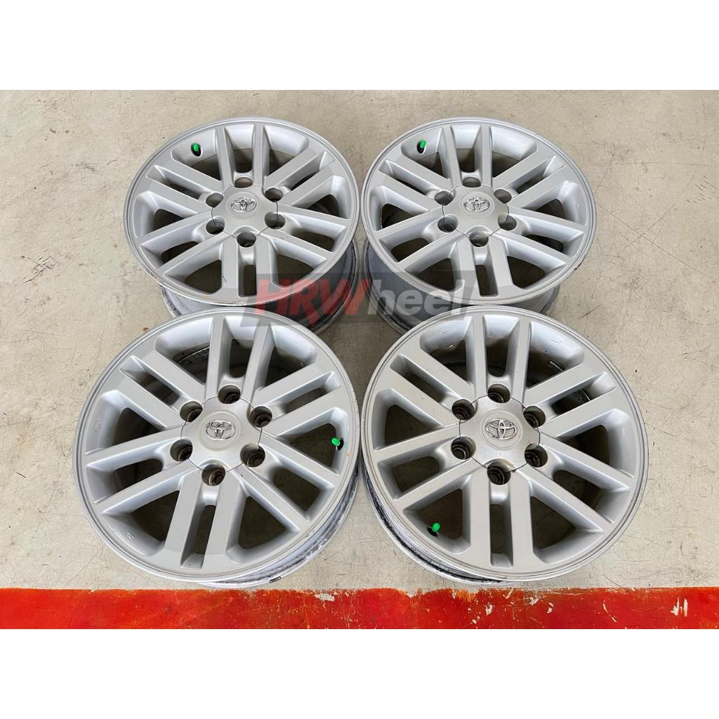 Velg Bekas Ori Copotan Toyota Fortuner Ring 17 Pcd 6x139,7 Silver