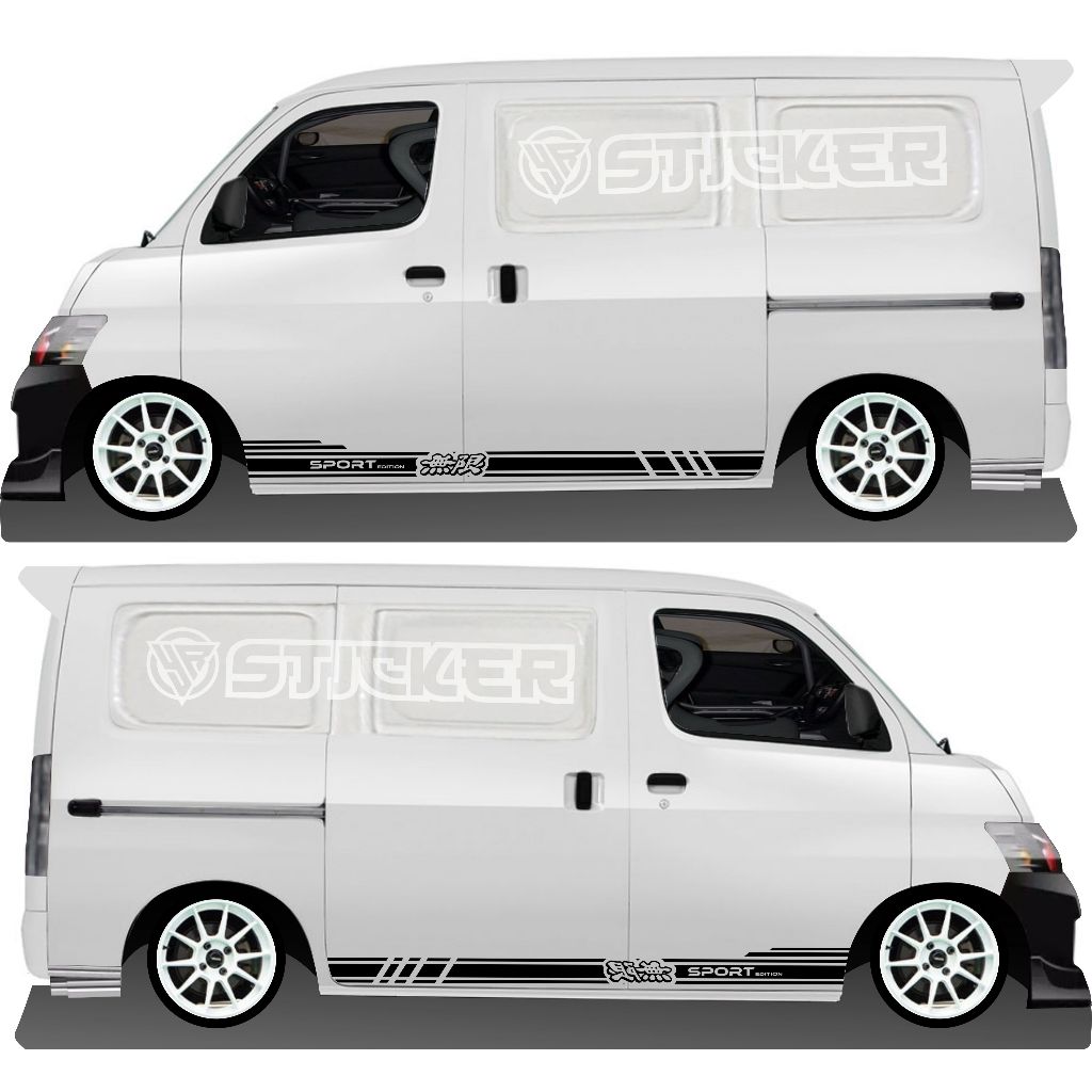 CUTTING STICKER MOBIL GRANMAX BLINDVAN GRANDMAX MINI BUS LUXIO SERENA AVP LUXURY DLL