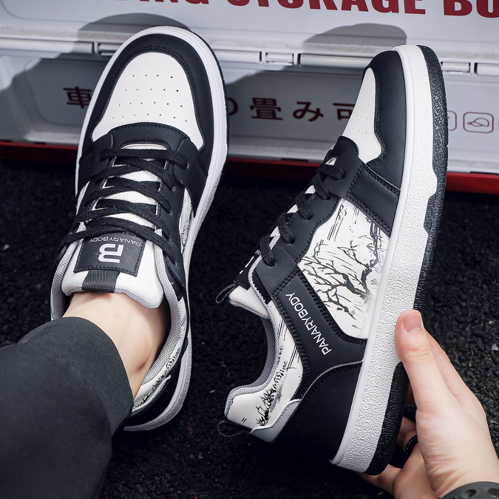 Panarybody Sepatu Pria Unik Elegan Fleksibel || Panarybody Sneakers Pria Simpel Ringan QN3303