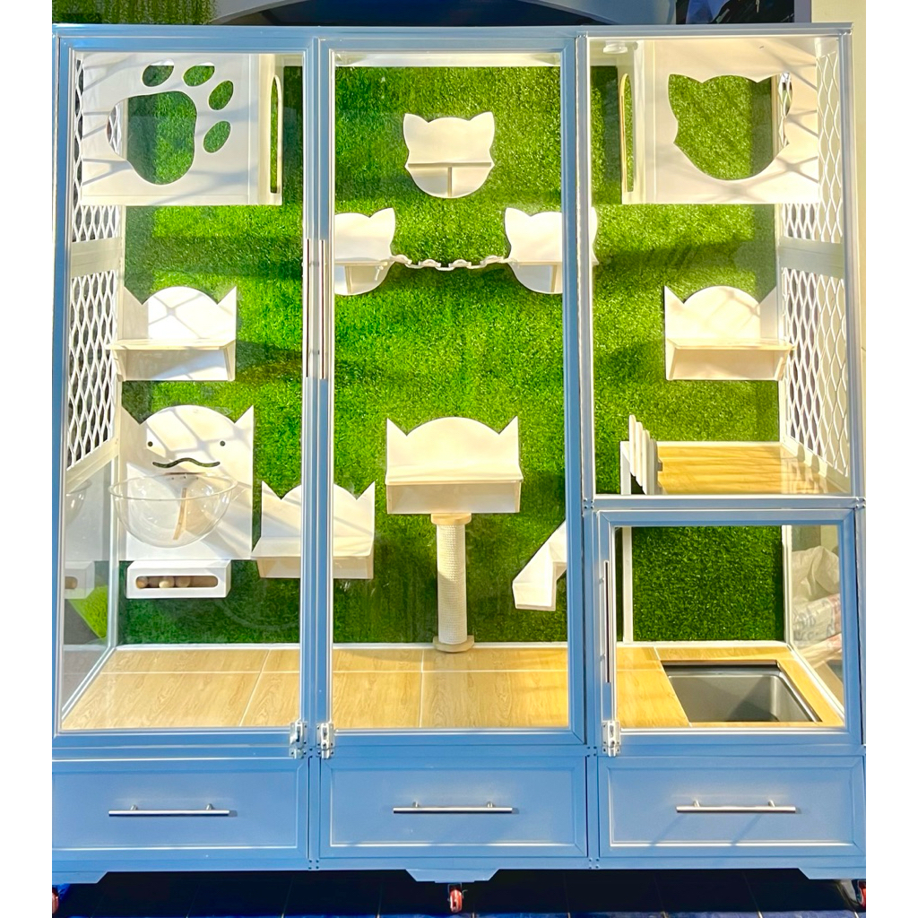 CAT AQUARIUM ALUMUNIUM