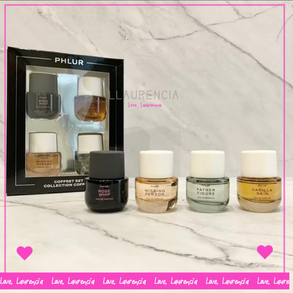 PHLUR Missing Person - Father Figure - Vanilla Skin - Rose Whip Eau de Parfum Perfume Miniature Mini