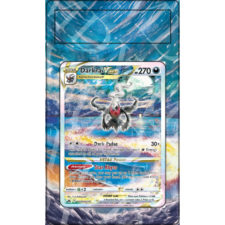 Darkrai VStar #GG50 Pokemon Crown Zenith (Extended Art)
