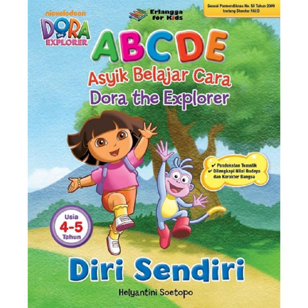 Buku Anak ABCDE: Diri Sendiri Usia 4-5th/TK