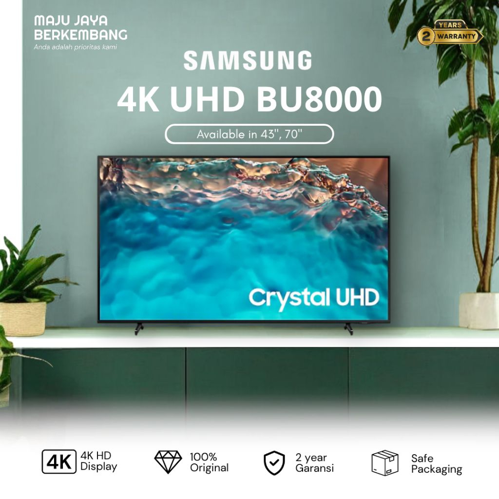 SAMSUNG 43BU8000 / 70BU8000 / UA70BU8000 4K SMART TV 43, 70 inch bu8000