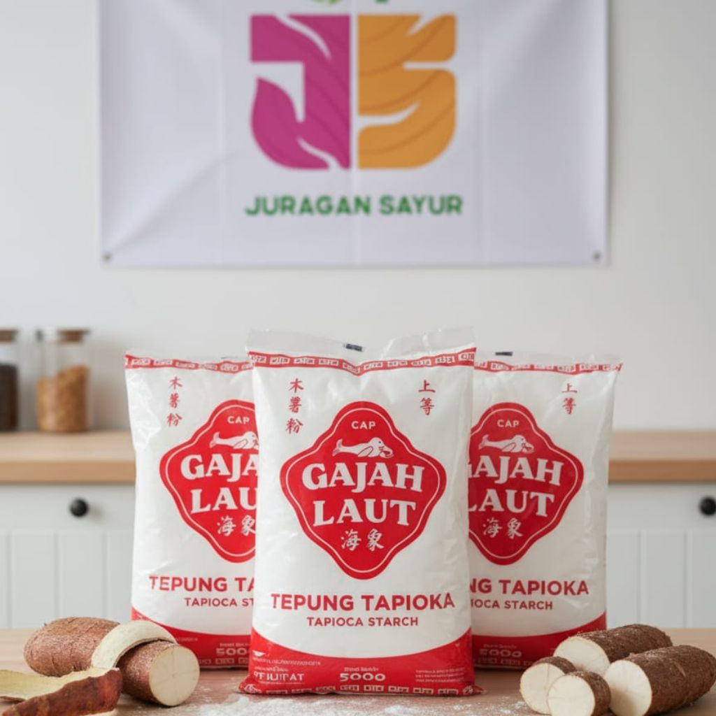 500g Tepung Tapioka Cap gajah laut 1pcs