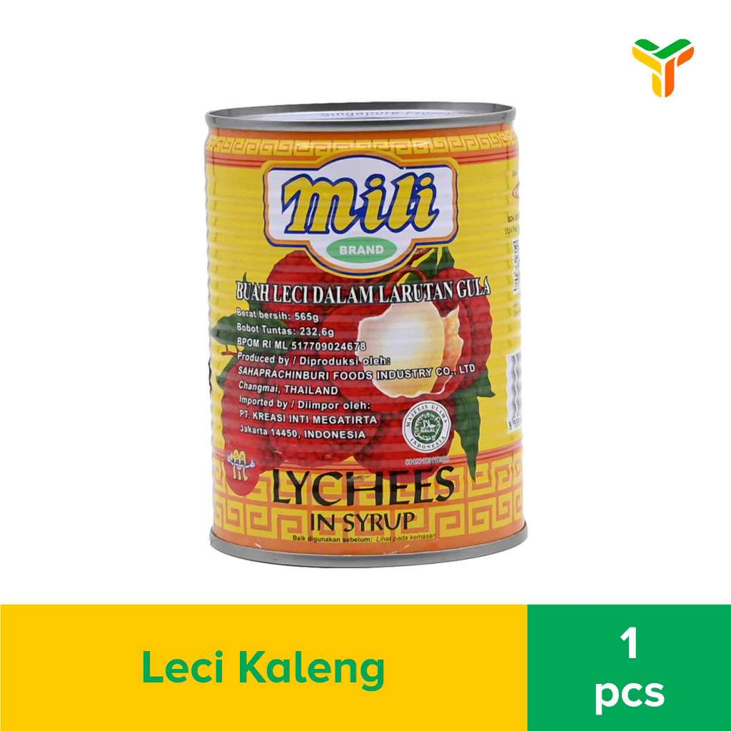 Mili Lychee Buah Leci Kaleng / Buah Leci Kaleng