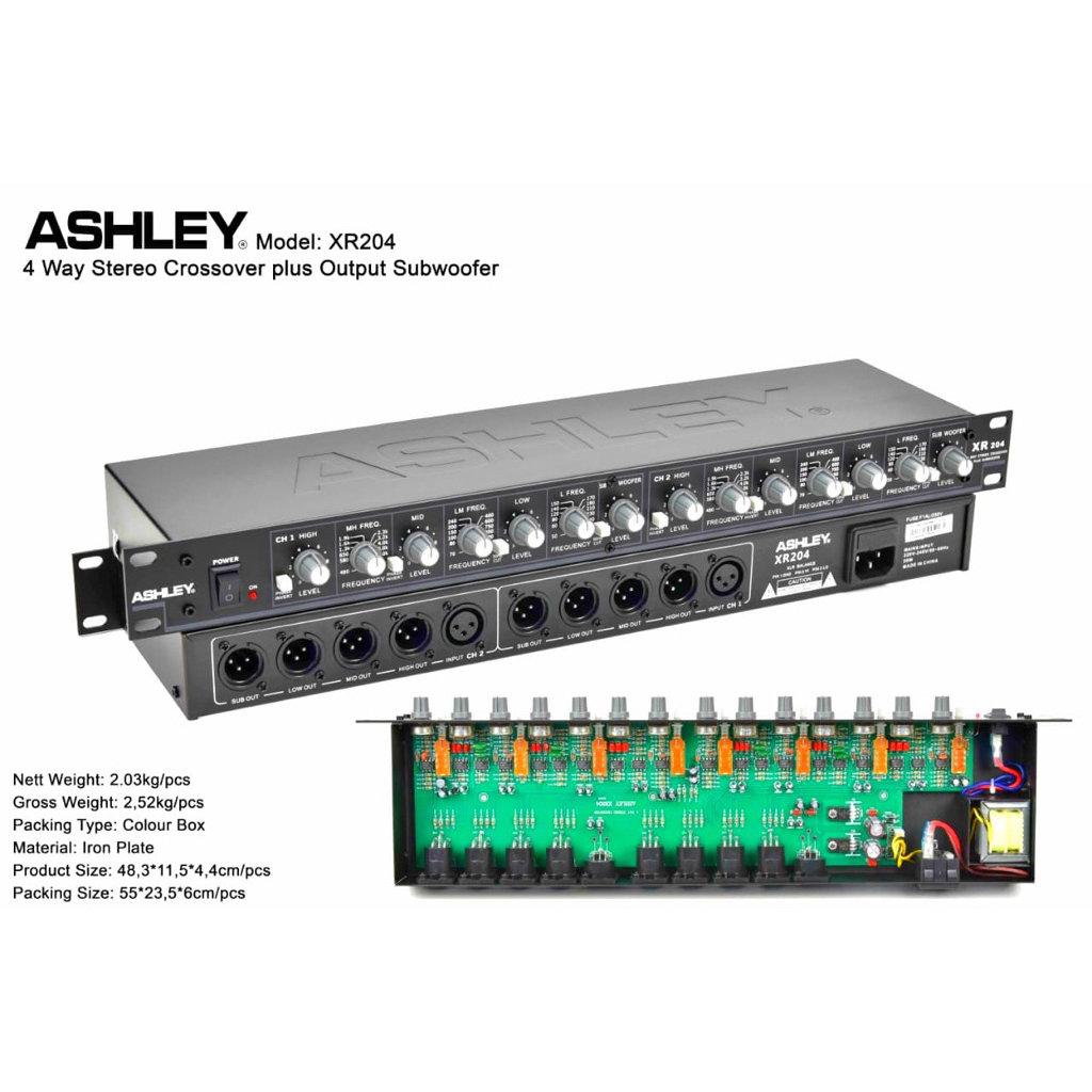Crossover 4 Way Ashley XR204 / XR 204 Original