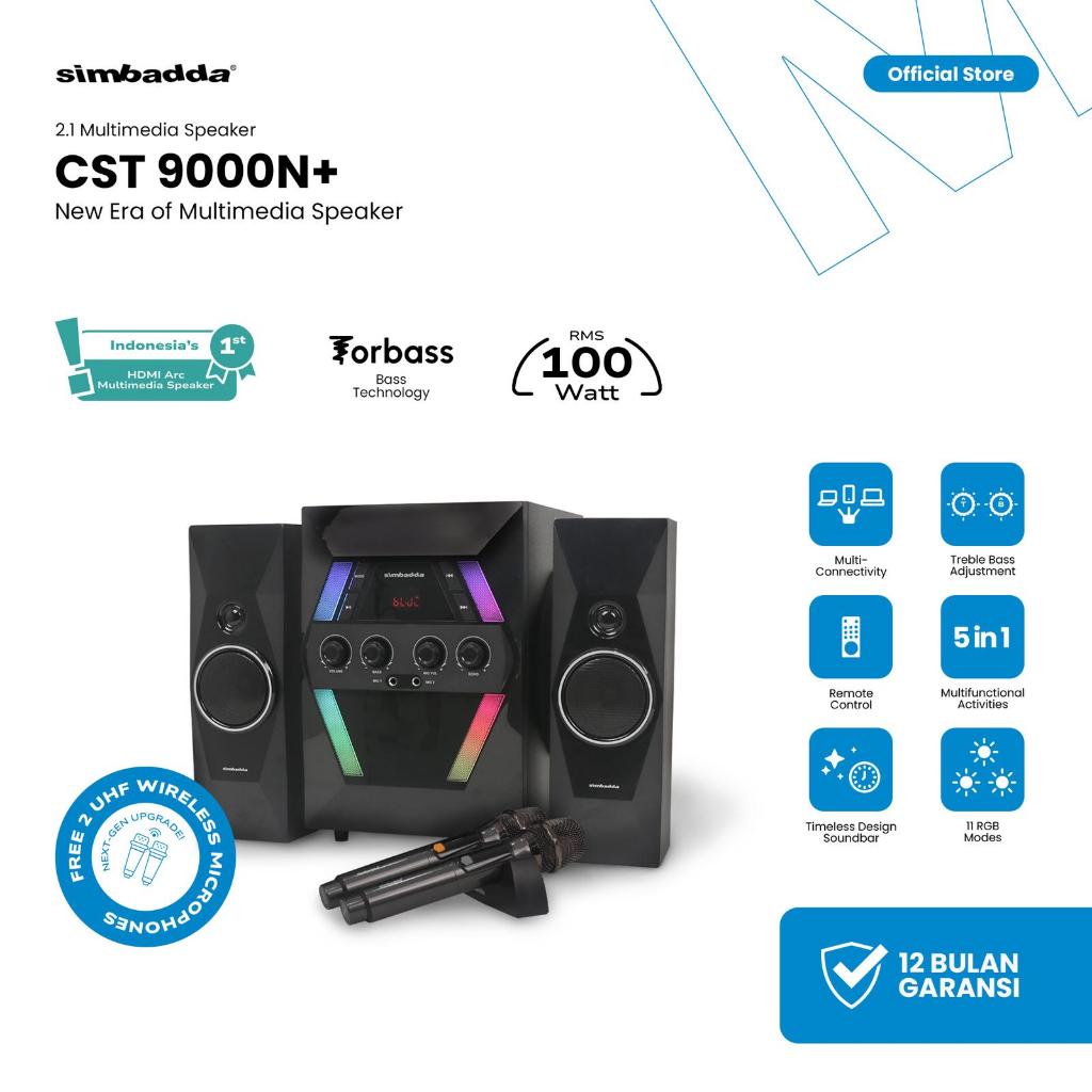 SIMBADDA Multimedia Speaker CST9000N+ Hdmi