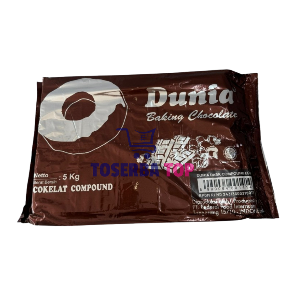 Dunia Dark Chocolate Compound Coklat Batang 5kg