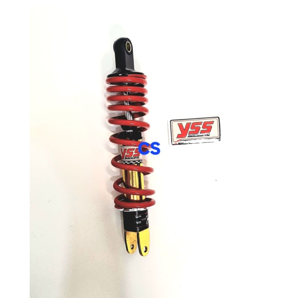SHOCK BELAKANG COPY YSS MERAH/BIRU UKURAN 330 MM BUAT MOTOR VARIO 125CC/ VARIO 150CC/ VARIO 160CC/ X