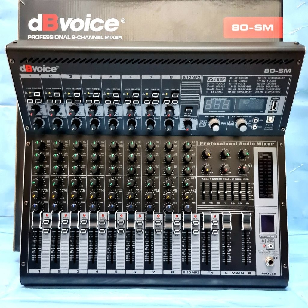 Audio Mixer dB Voice 80 SM Original 8 Channel dbvoice 80SM mixer audio
