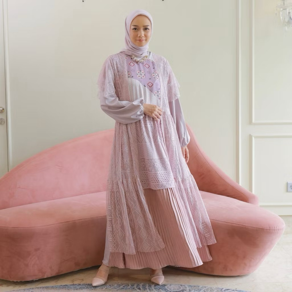 Fazella Dress Wanita Maliah Seriess by Dya_id