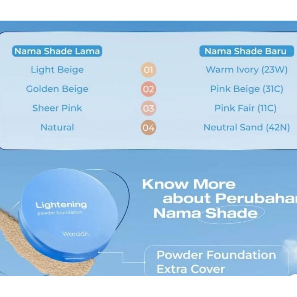 WARDAH REFILL POWDER FOUNDATION