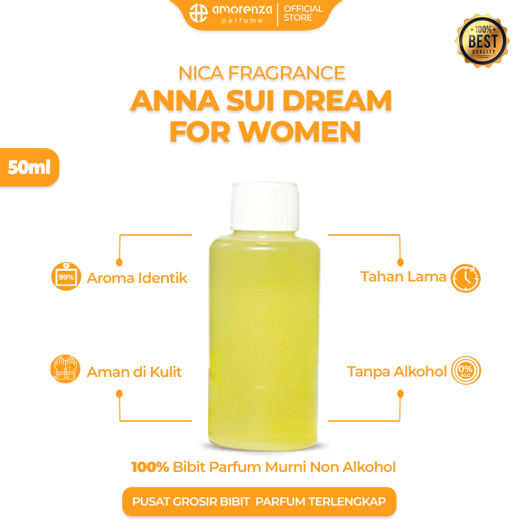 Bibit Parfum Murni  ANNA SUI DREAM FOR WOMEN - DANELLA NICA FRAGRANCE 50 ML - 250 ML