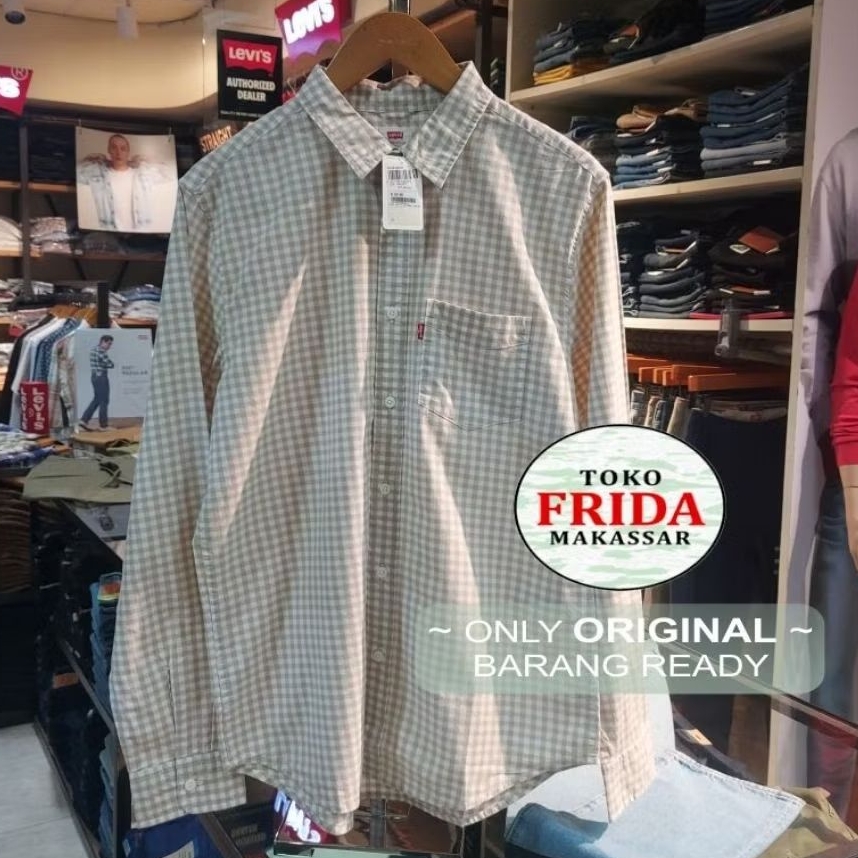 Shirt Men Kemeja Pria Levis Original Art:857480362