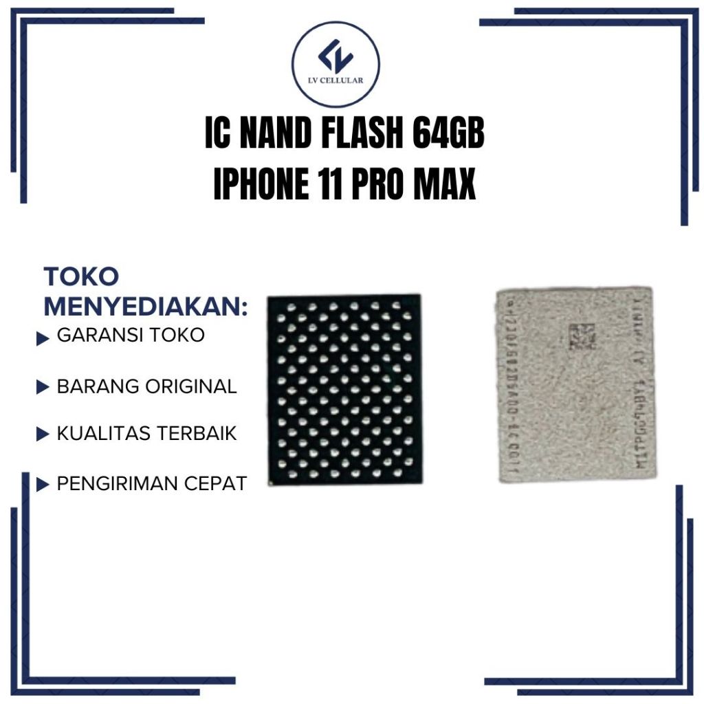 IC NAND FLASH IP 11 PRO MAX 64GB/256GB/512GB ORIGINAL NEW