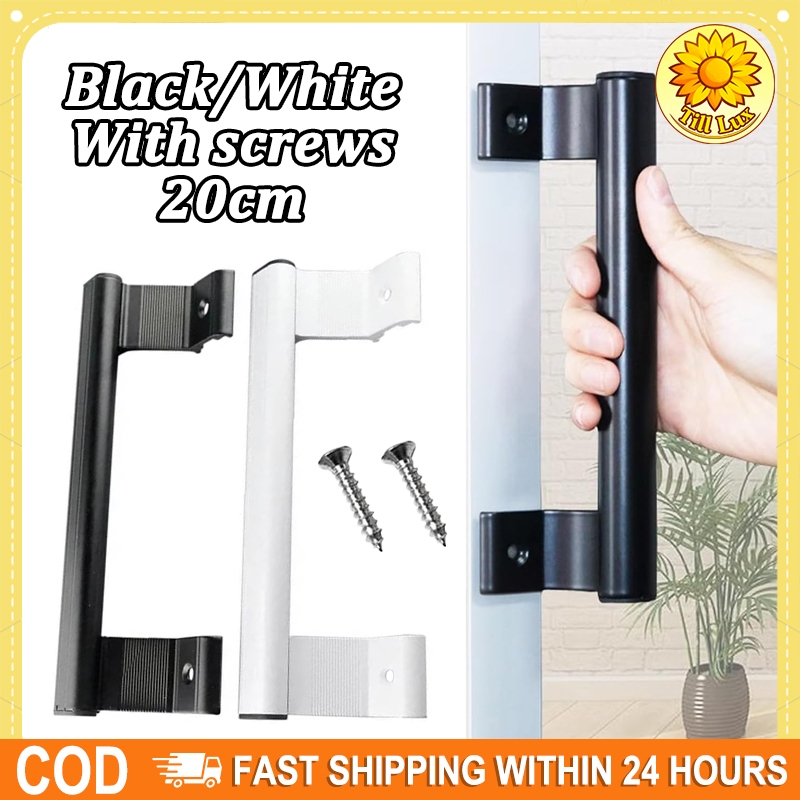 Handle Pintu Sliding Aluminium 20cm Gagang Geser Tarikan, Pintu Jendela Geser, Dipasang Luar Praktis