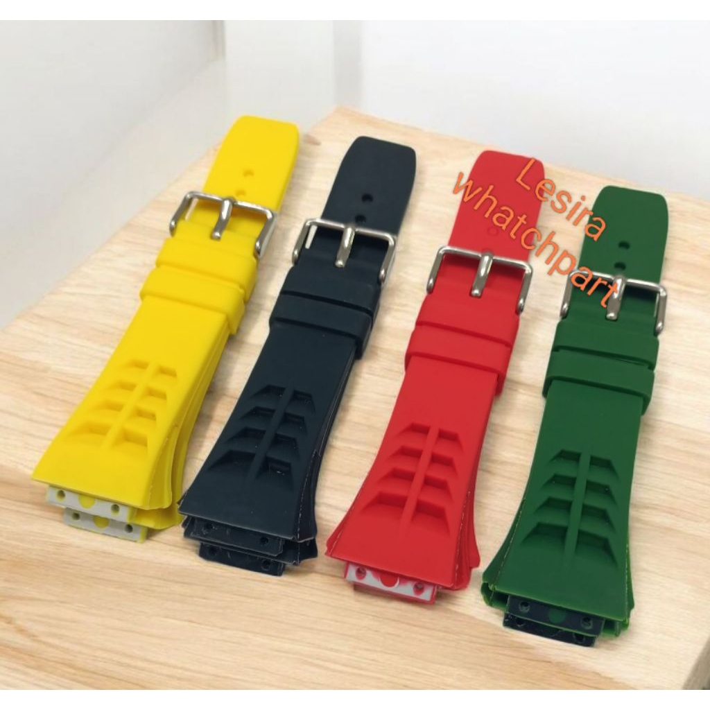 Strap Tali Jam Richard Mile Strap Rubber  Rhicat mile pake baud